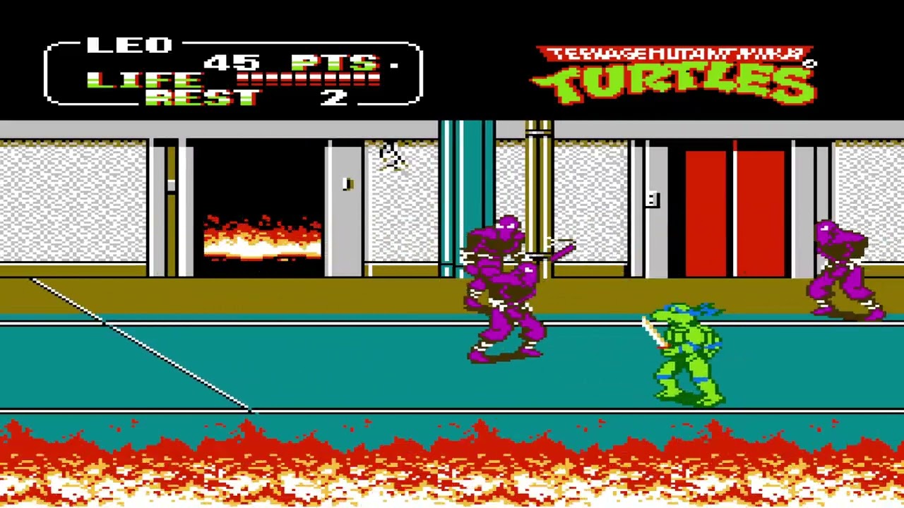 NES TMNT 2 Arcade hack