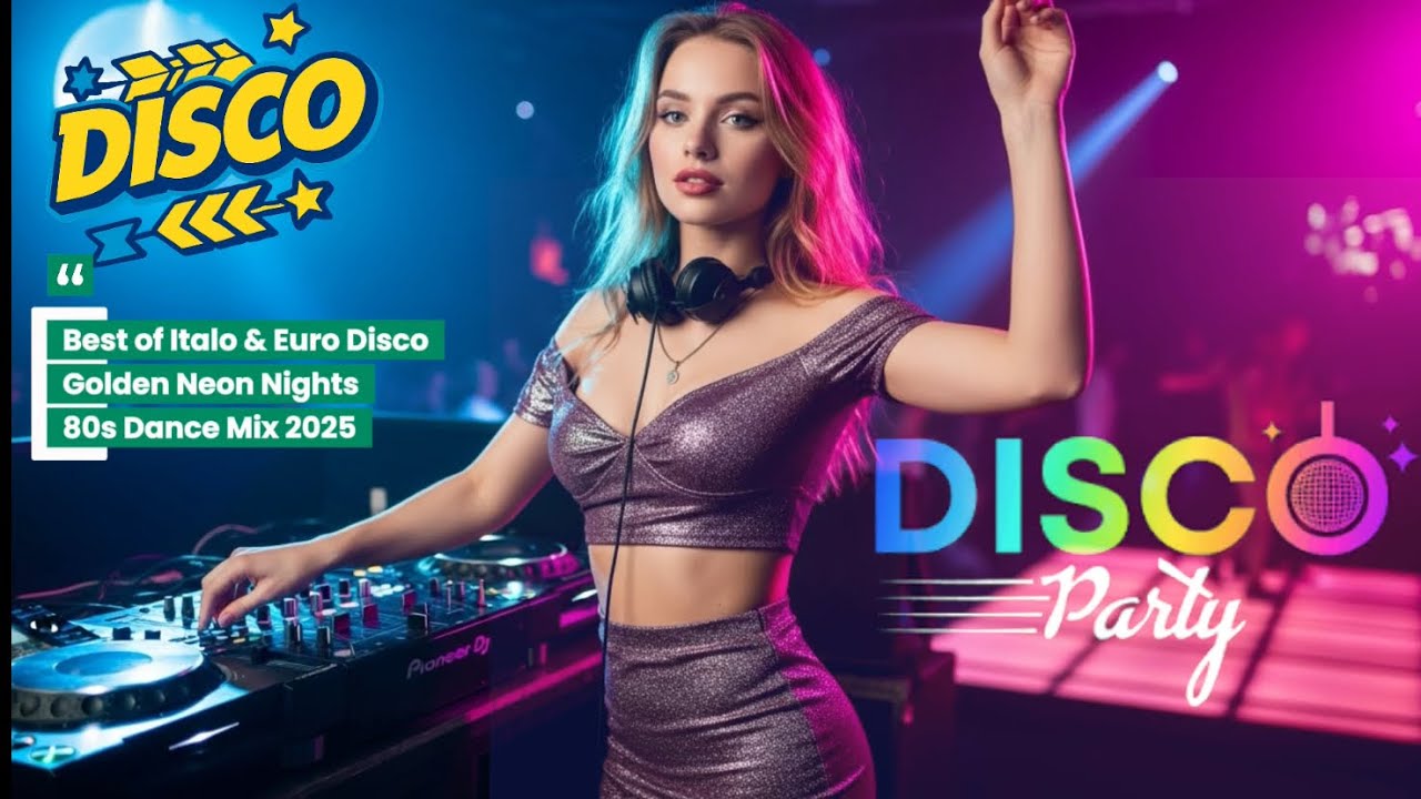 Best of Italo & Euro Disco — Forever Disco 80s | Golden Neon Dreams | Romantic DJ Party Mix 2025 