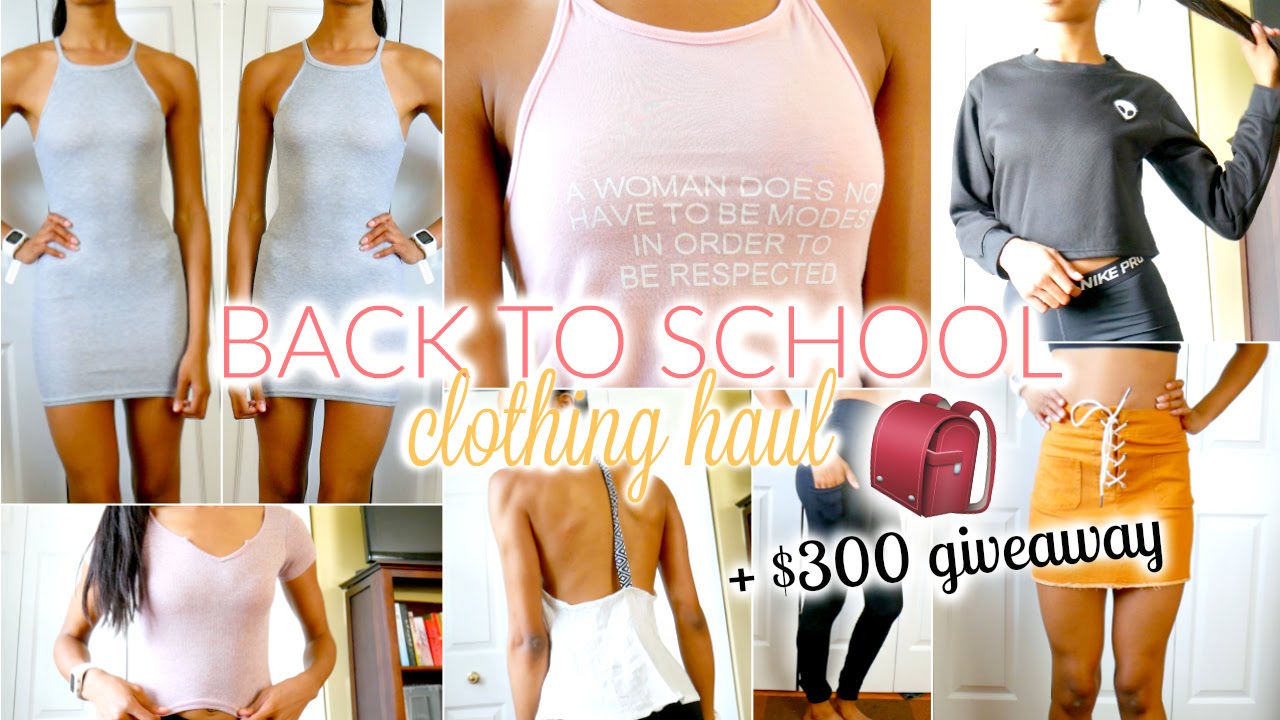HUGE BACK TO SCHOOL TRY-ON HAUL + $300 GIVEAWAY (closed) | Part 1 • Lawenwoss