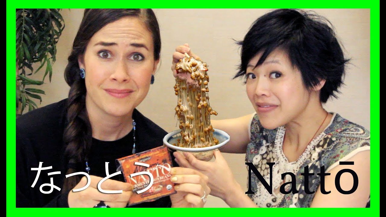 Trying (Stinky, Sticky) Nattō with Emmy!