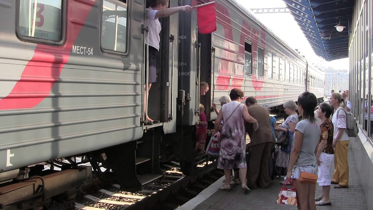 Зрив стоп-крану під час відправлення поїзда №22 Київ - Москва