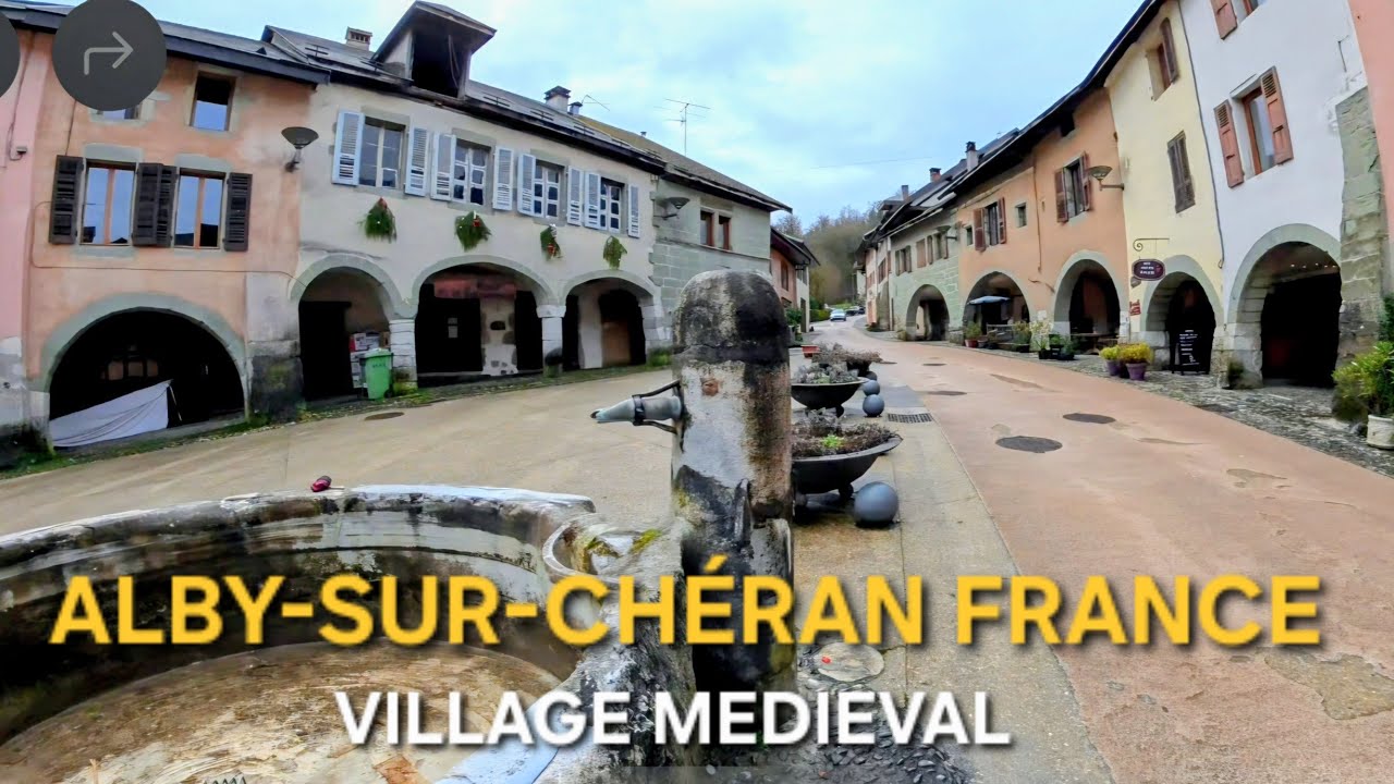 Alby Sur Chéran Beau Village France.