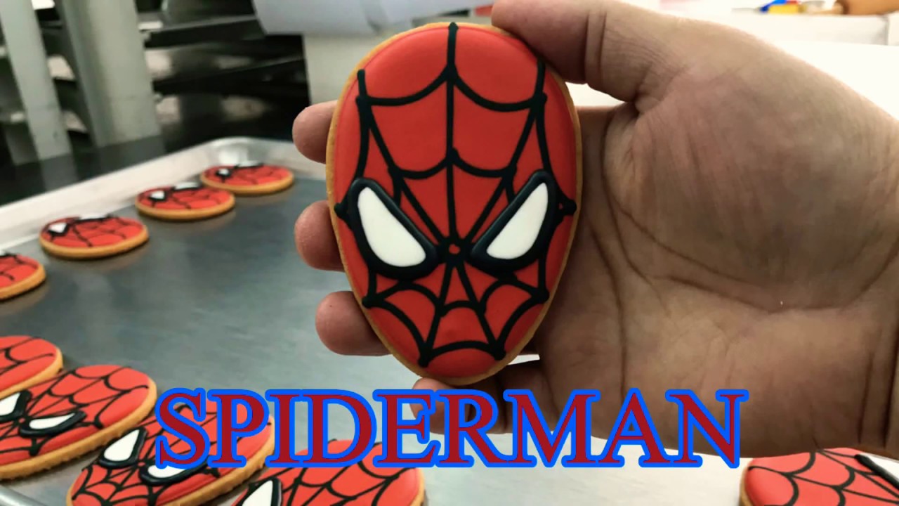 How to make Spiderman Cookies