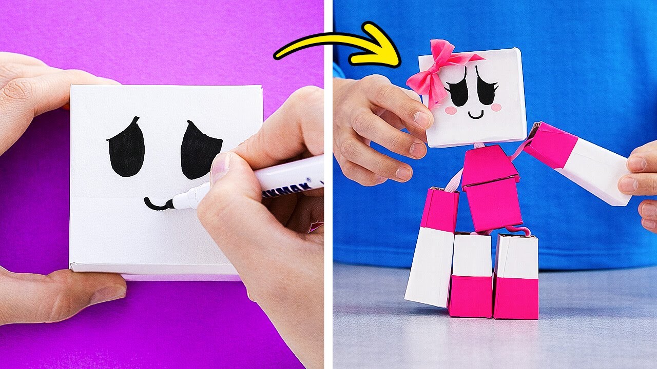 🎉 Crie Fidgets de Papelão Para Relaxar! ✂️✨