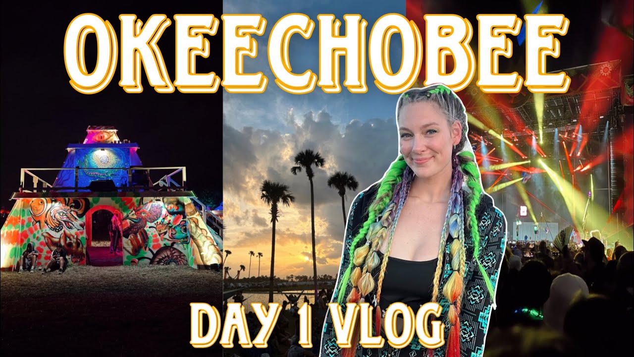Музыкальный фестиваль в Окичоби | День 1 VLOG | Я дома ☺️