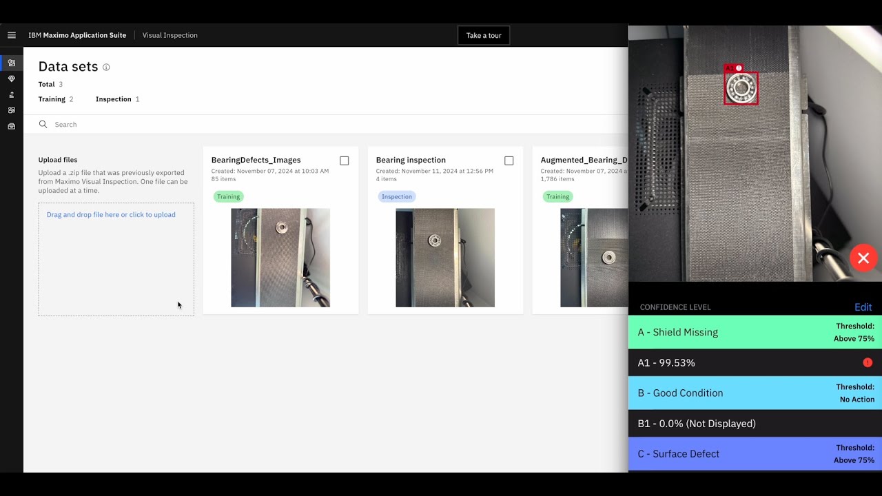 Getting Started with Maximo Visual Inspection