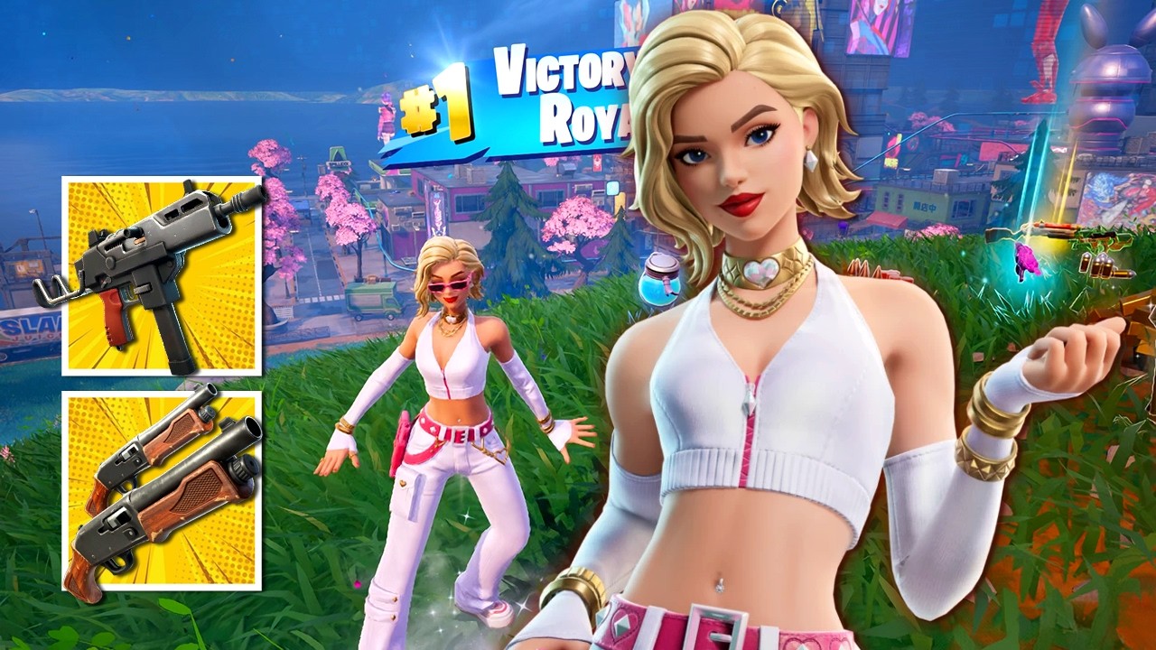 Cat Holloway Skin - Fortnite Zero Build Victory Royale Gameplay