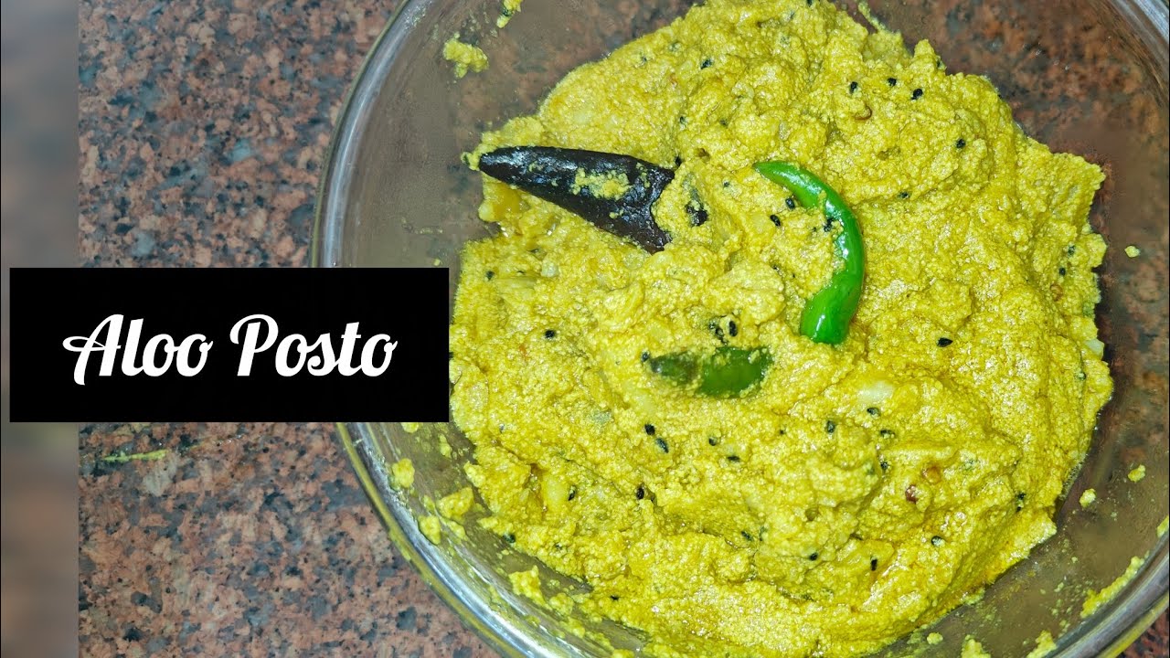 Aloo Posto/ Khas-khas potatoes (a very famous bengali dish)
