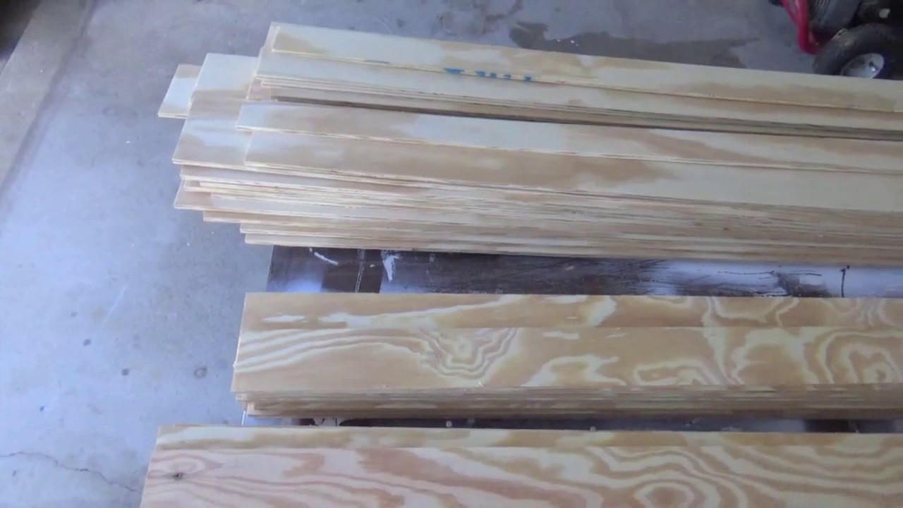 DIY Plywood Plank Flooring