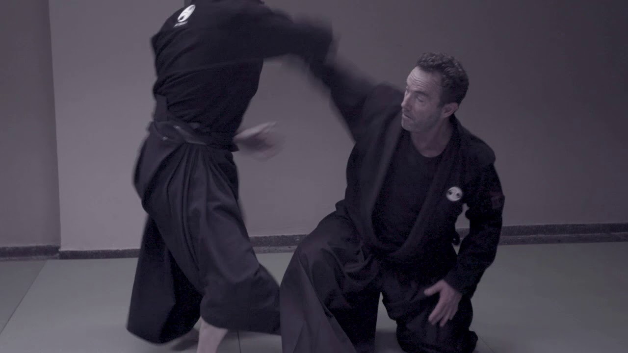 Hiza guruma so no ichi Kata, Shoden level, Takagi Yoshin Ryu