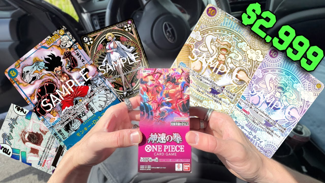 Going BROKE While Finding The RAREST One-Piece Cards #onepiece