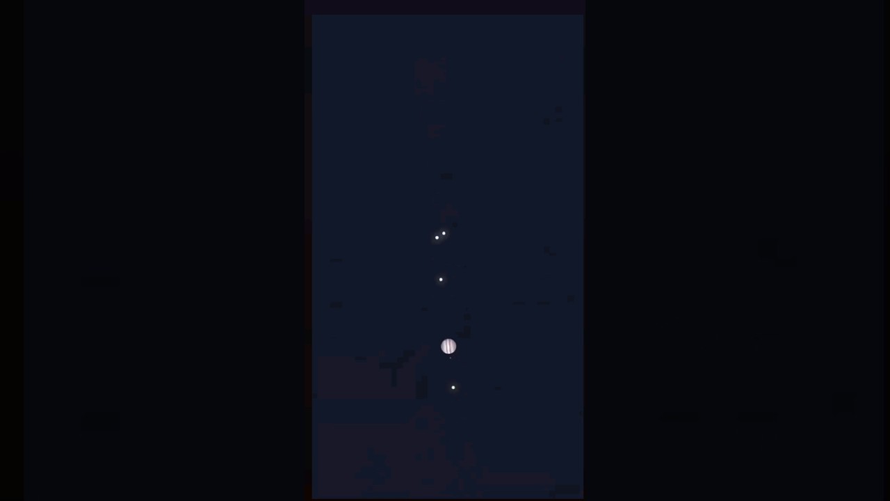 What A Beautiful sight 5 planets Aligned Together Today #youtubeshorts #planets #earth #sky
