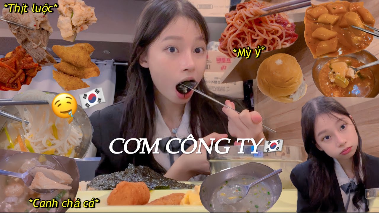 ỦA, CÔNG TY Ở HÀN QUỐC CHO NHÂN VIÊN ĂN GÌ TRONG 1 TUẦN NHỈ?!🤔🇰🇷