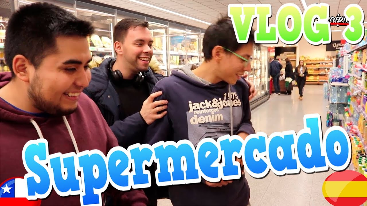 Supermercado en ESPA&Ntilde;A (compra express) / VLOG 3 / Los Sopaipi&ntilde;as.