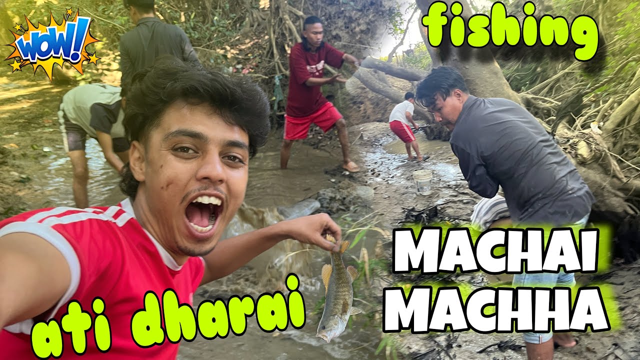 Machai macha vatyo khola ma 😲🎣🎣//Howday vlog//#vlog 
