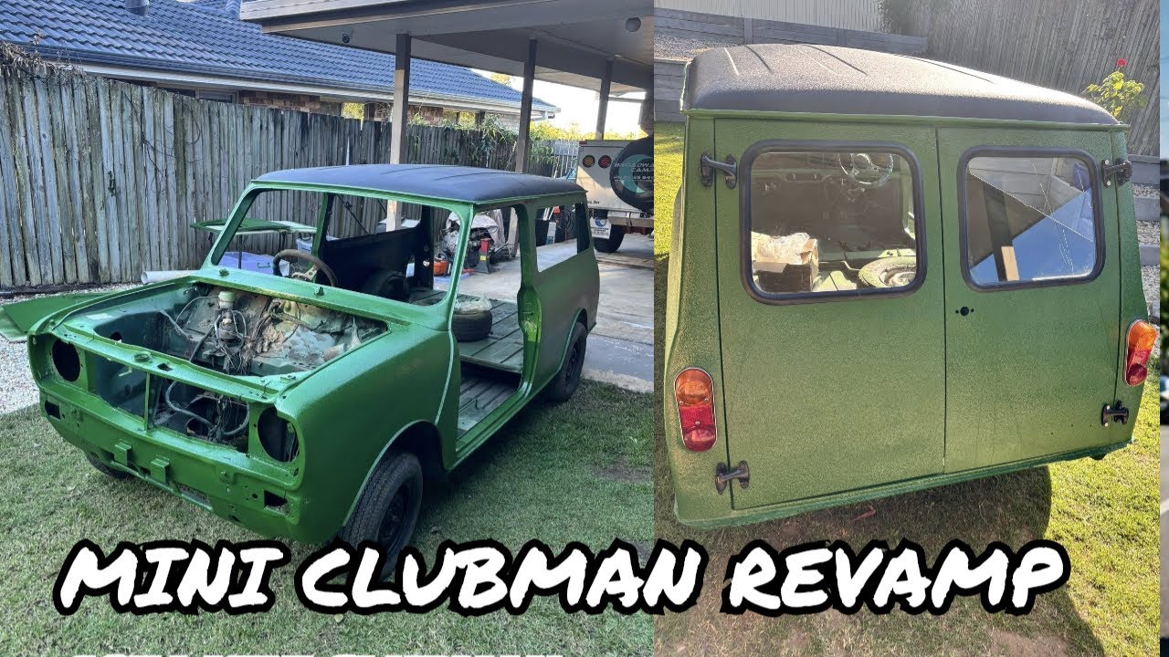 Raptor Painted 1974 Mini Clubman Panel Van