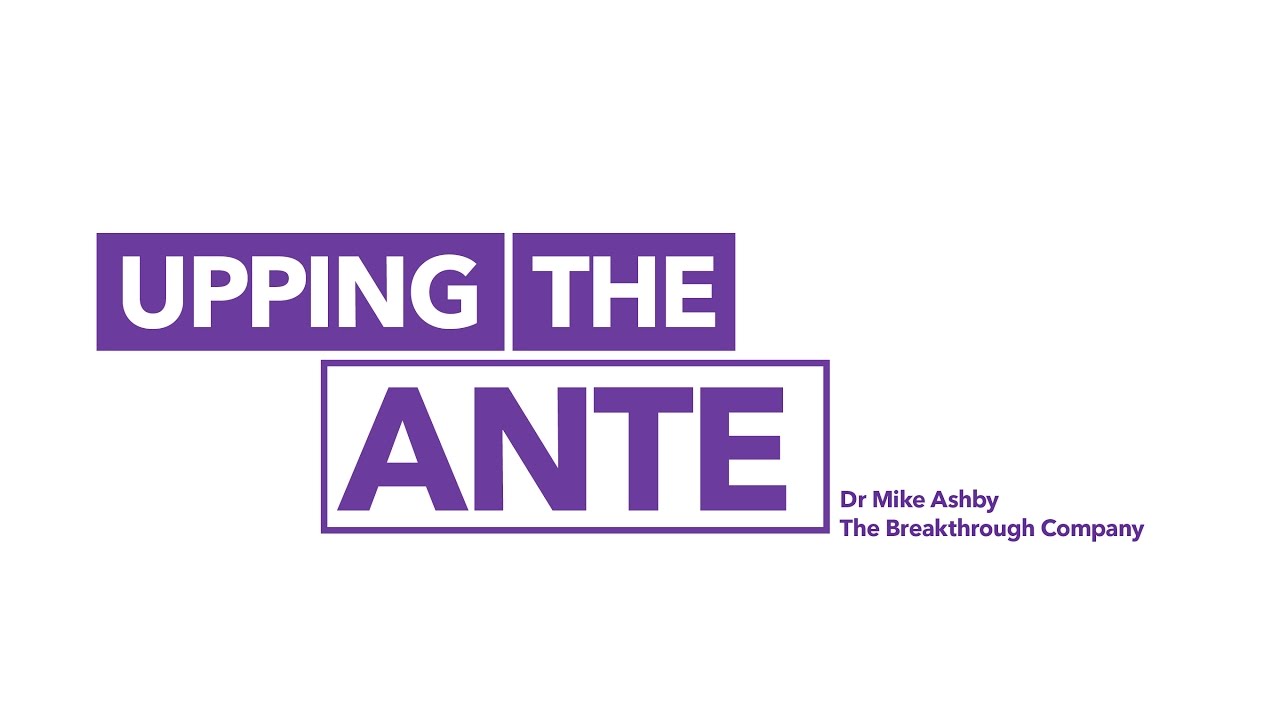 LIVE STREAM: Spark Lab - Dr Mike Ashby, Upping The Ante