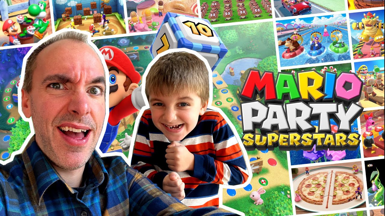 Greg & Clark Play Mario Party Mini Games LIVE
