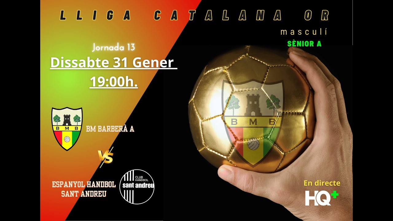 BM BARBERÀ A - ESPANYOL HANDBOL SANT ANDREU