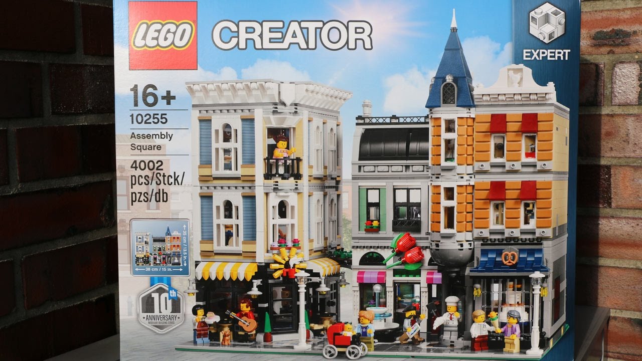 LEGO Creator Expert Assembly Square: UNBOXING Stadtleben 10255