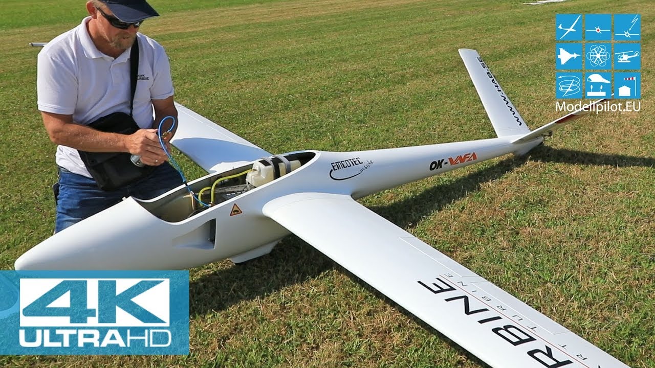 SALTO 1:2,25 VAFA MODEL DANIEL LARSON RC HAWK 100R TURBINE GLIDER NICLAS ROBERTSSON SWEDEN [4K]