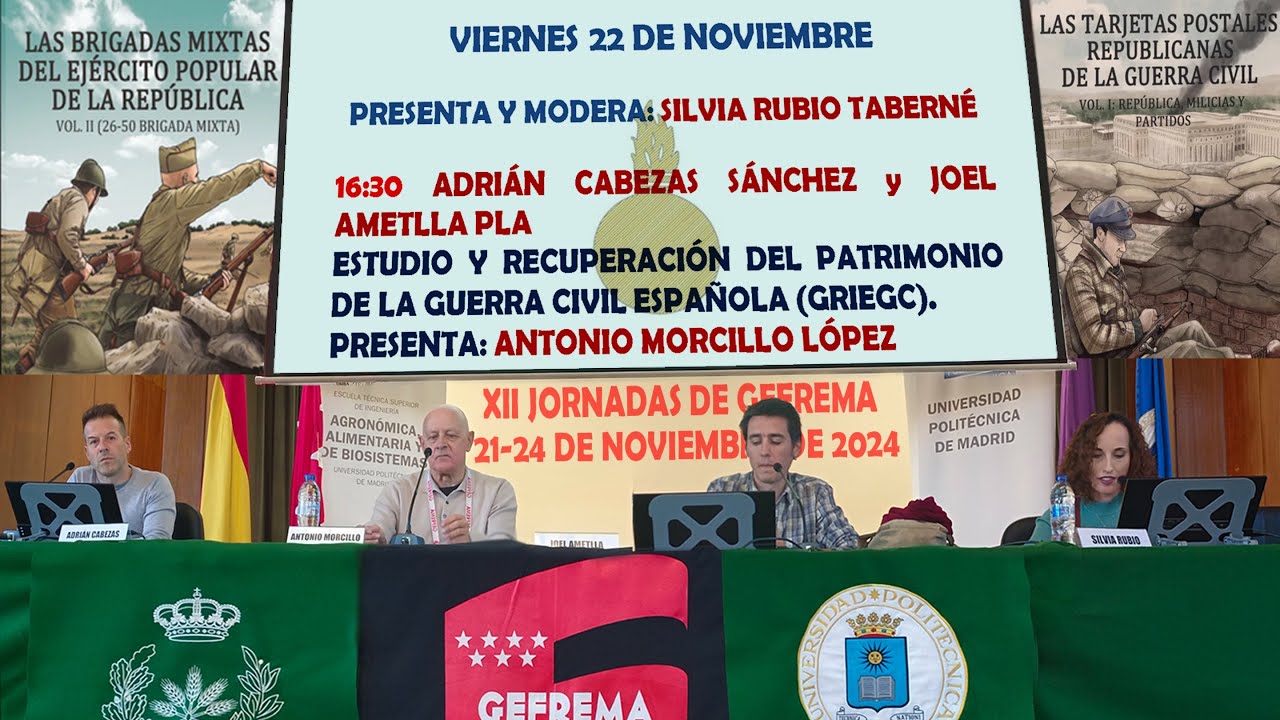 GRIEGC: EL PATRIMONIO DE LA GUERRA CIVIL. ESTUDIO Y RECUPERACIÓN.   A. CABEZAS y J. AMETLLA. 5/7.
