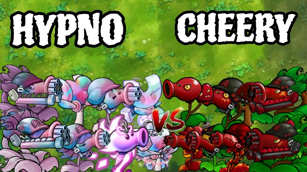 PvZ1 FUSION 3.3 CHALLENGE !! Team HYPNO VS Team CHERRY- Who Will Win?