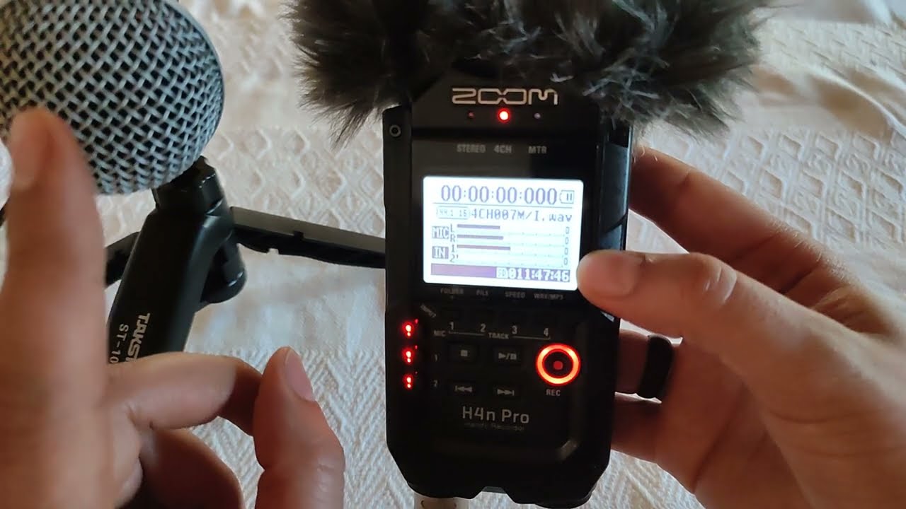 7. Zoom H4nPro Configuración 4Canales