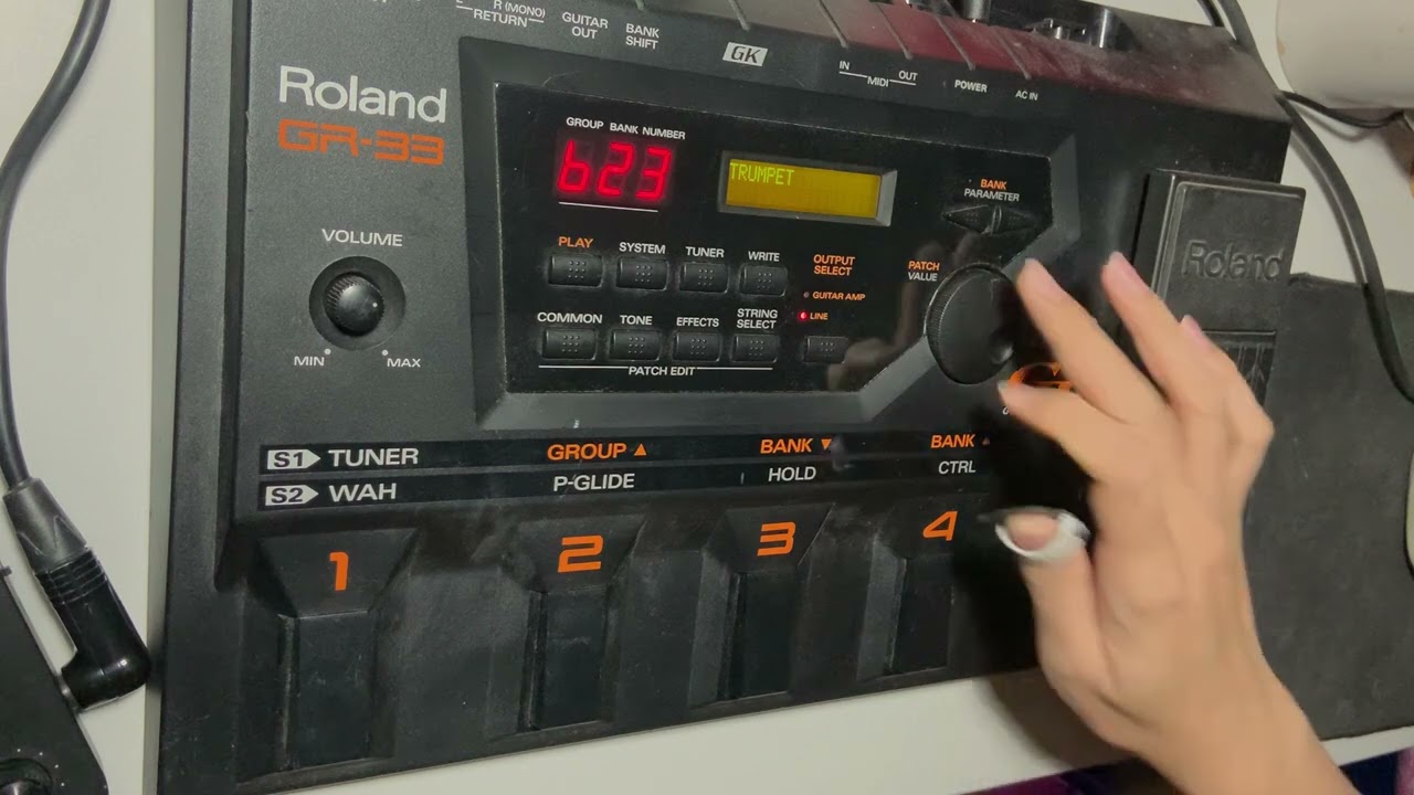 Roland GR-33 : Testing