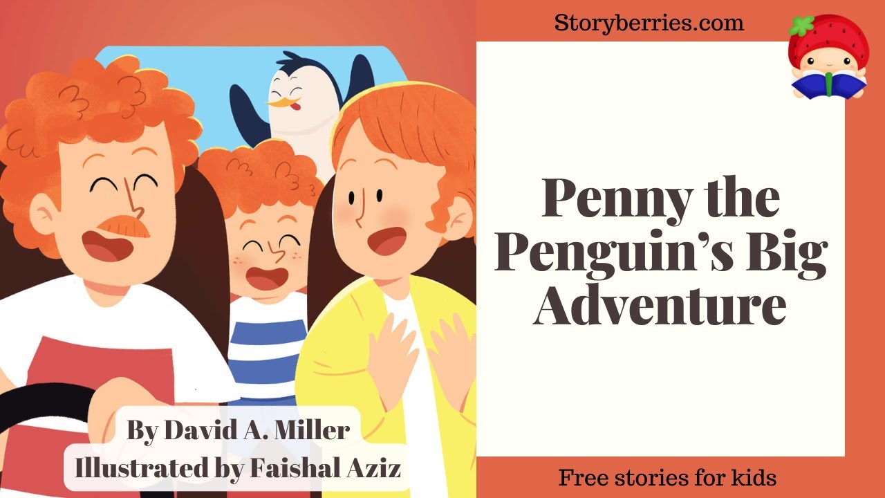Penny the Penguin's Big Adventure #friendship  #kindness 🍓 Read along animated picture book 🍓
