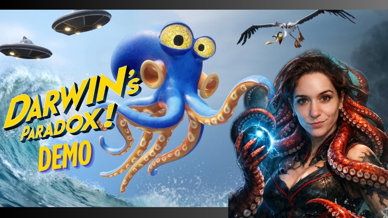 🐙 LA PIEUVRE LA PLUS LOUFOQUE DU JEU VIDEO !!! | Darwin's paradox (MARDI DECOUVERTE)  GAMEPLAY [FR]