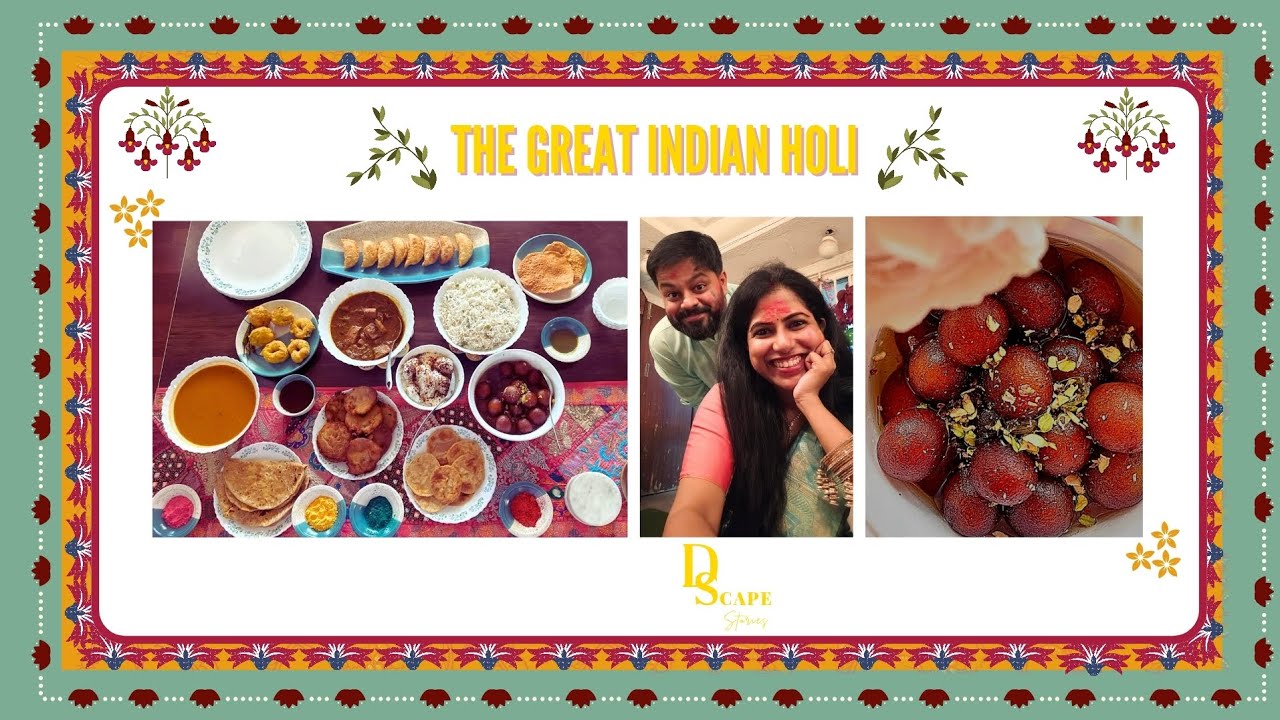 Holi Special: The Great Indian Holi Table | DIY Poshaks to a 2,000km Food Tour #ytvideos #trending