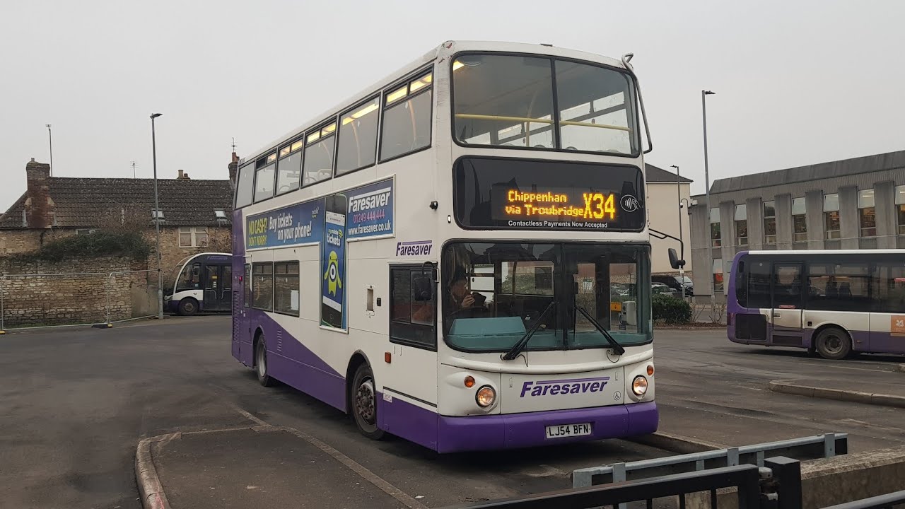 *Windscreen View + Withdrawn* | Volvo B7TL Transbus ALX400 | X34 to Chippenham / LJ54 BFN