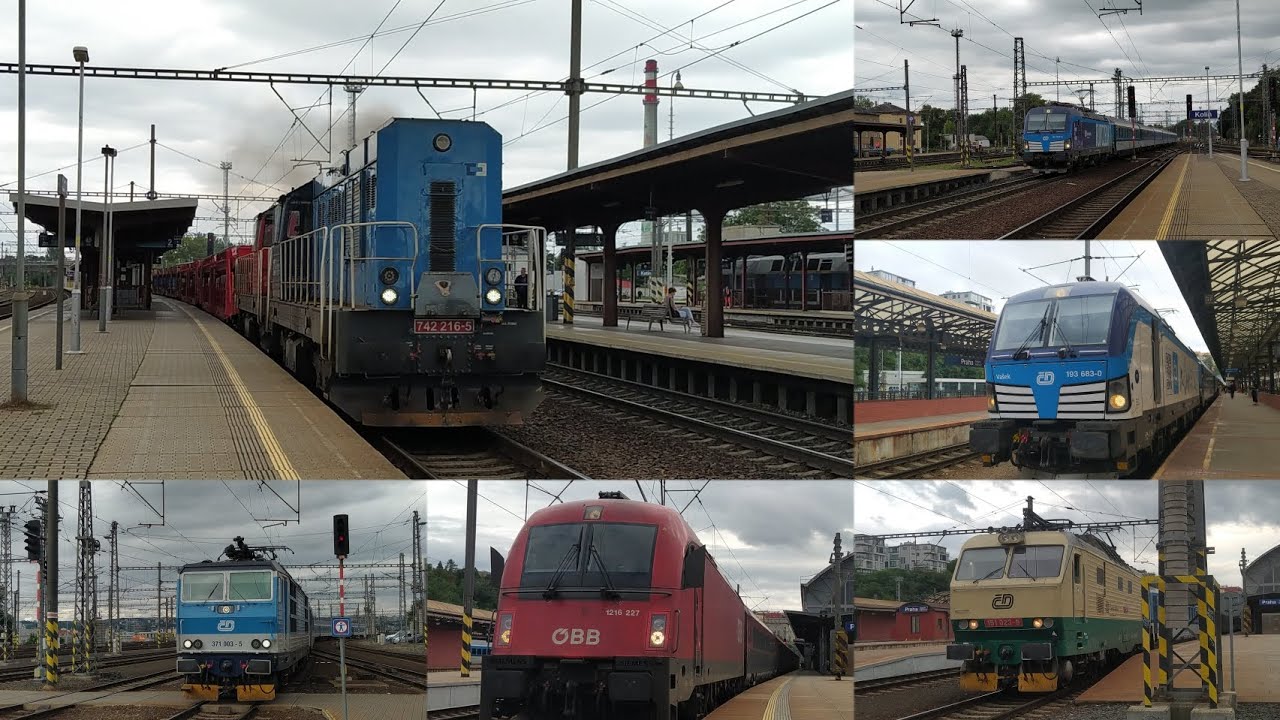 Vlaky Kolín a Praha hl.n. 1.9.2023 / railspotting
