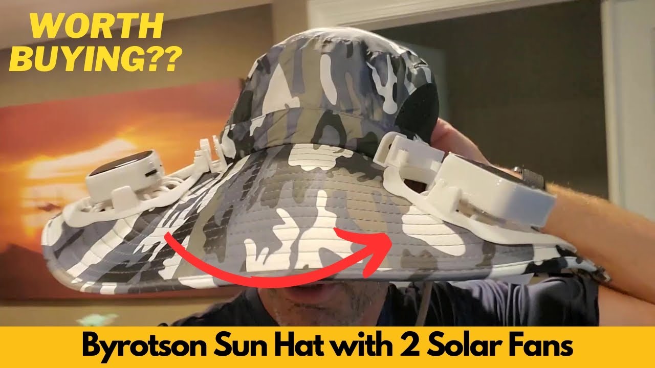 Byrotson Sun Hat with 2 Solar Fans, Mens Summer UV Protection | Worth Buying?