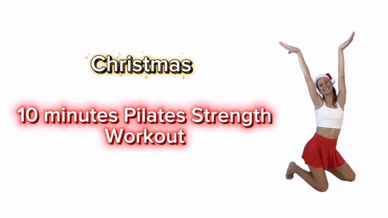 12 Days of Christmas Workout | Pilates Strength - No Equipment! (Day 12: Christmas)