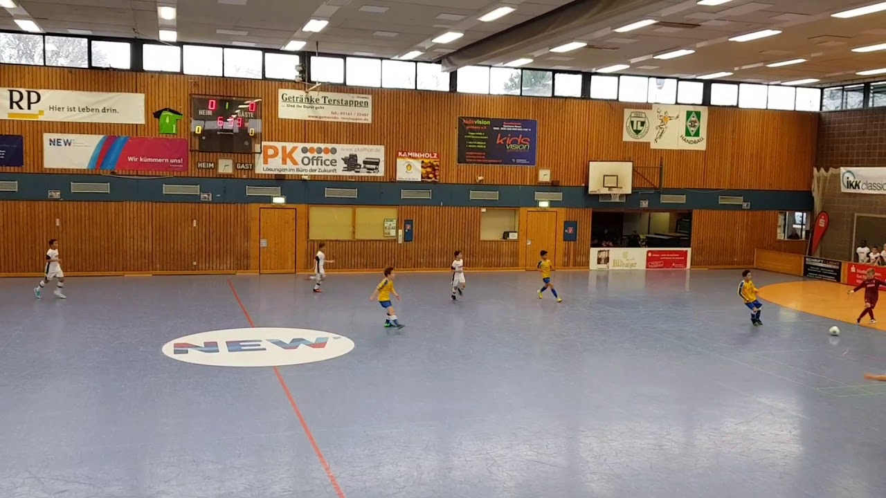 1.FC Mönchengldabach - Borussia BMG 0:2, U11 Hallenstadtmeisterschaft  2018 Jahnhalle Halbfinale