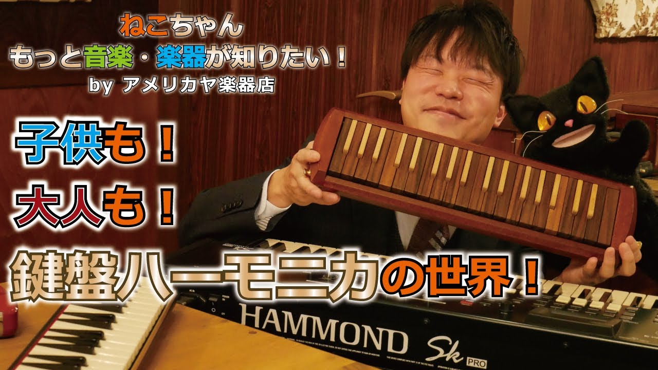 【子供も！大人も！鍵盤ハーモニカの世界！】ねこちゃんもっと音楽・楽器が知りたい！010