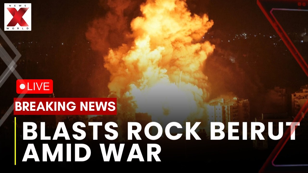 LIVE : Explosions Rock Beirut As Israel Hezbollah Conflict Intensifies Rapidly | NewsX World