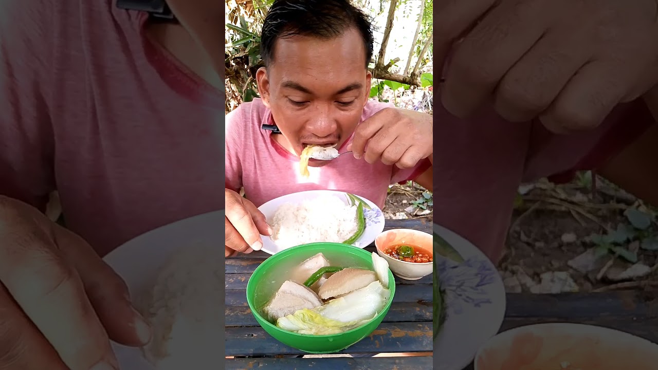 Ganito ang masarap na nilagang baboy makakapal ang taba 