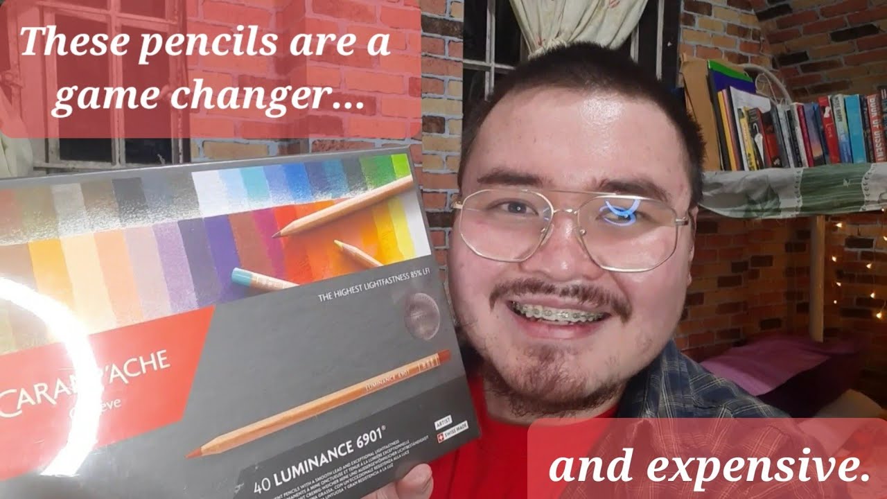 CARAN D'ACHE LUMINANCE 40's SET || Unboxing, Swatches, Review... All those wonderful things