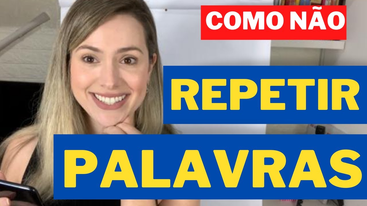 TÉCNICA INFALÍVEL PARA NÃO REPETIR PALAVRAS  NA REDAÇÃO