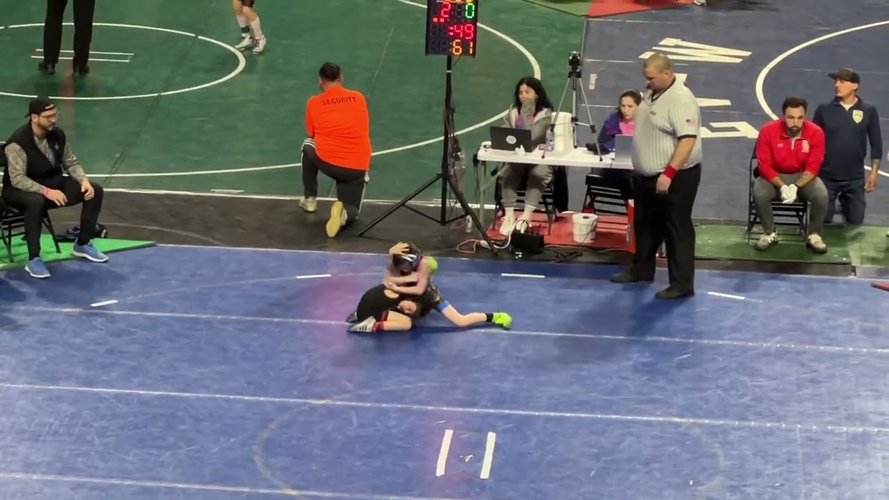 Emmett’s last match at states 22-23 Pin - 7th place
