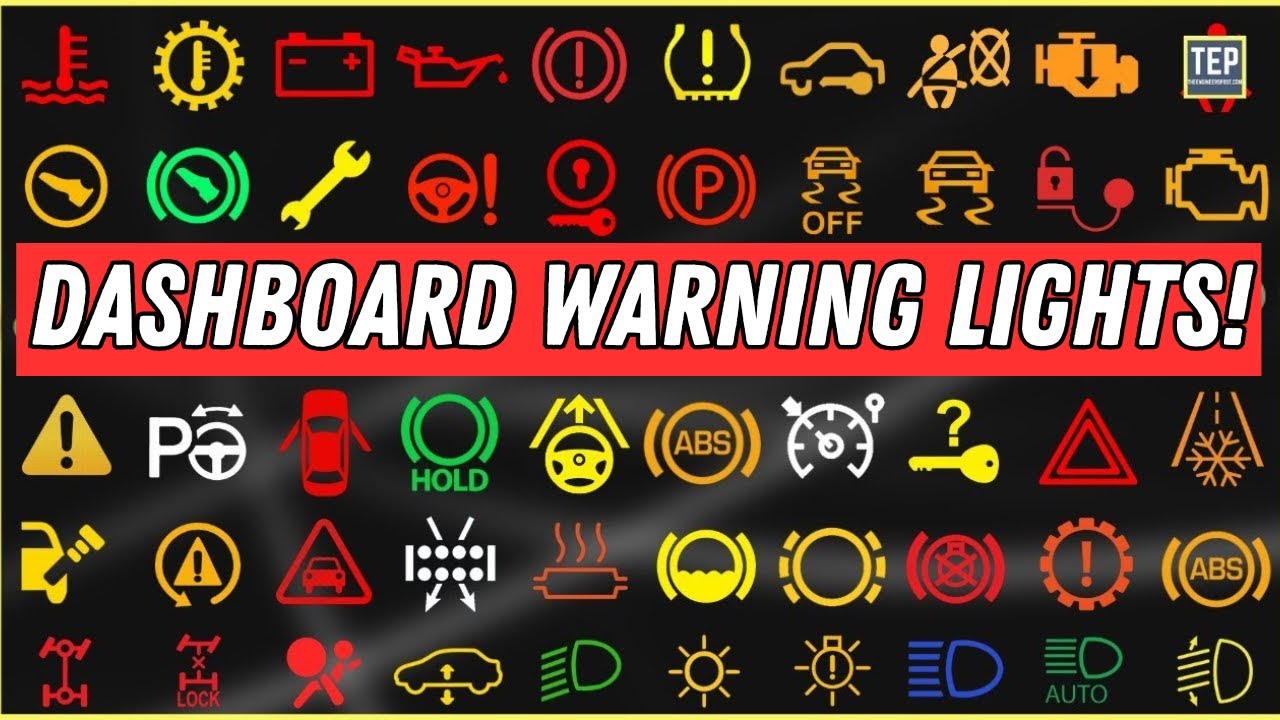 Every Dashboard Warning Lights in Your Car Explained