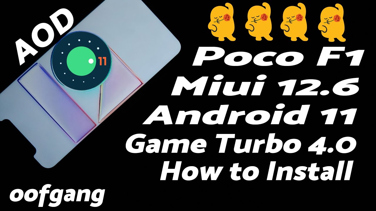 Poco F1 | Установка MIUI 12.6 | Android 11 | oofgang | AOD | Game Turbo 4.0 | Enforcing | Изменен...