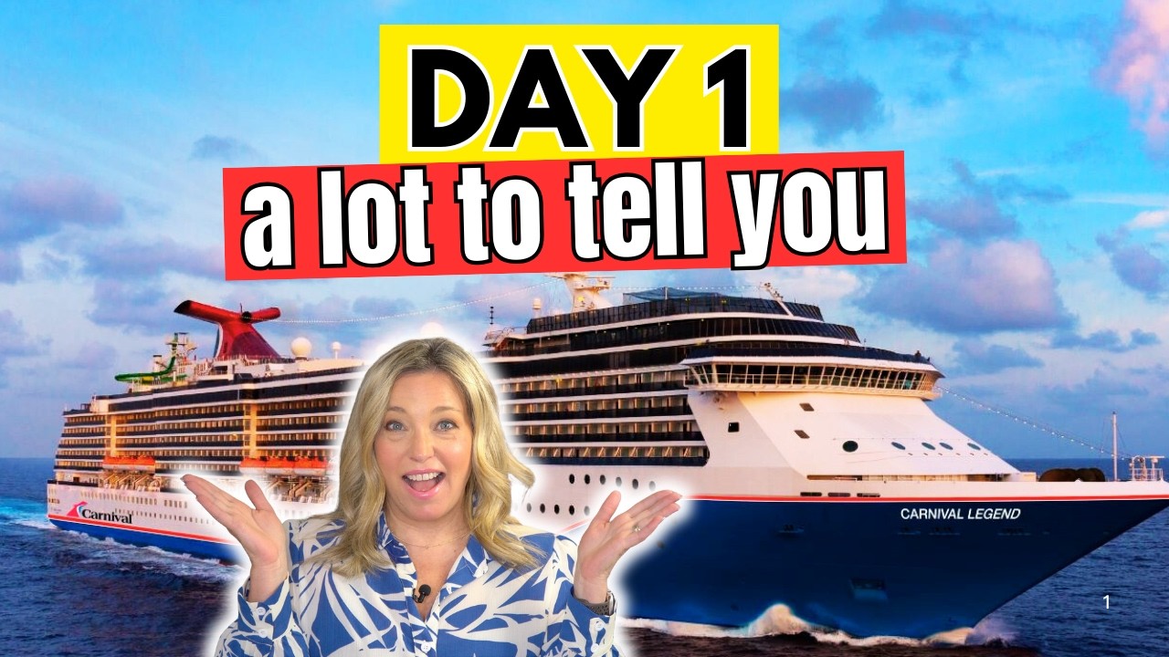 Круиз Carnival Legend в Галвестон | Реальные впечатления первого дня