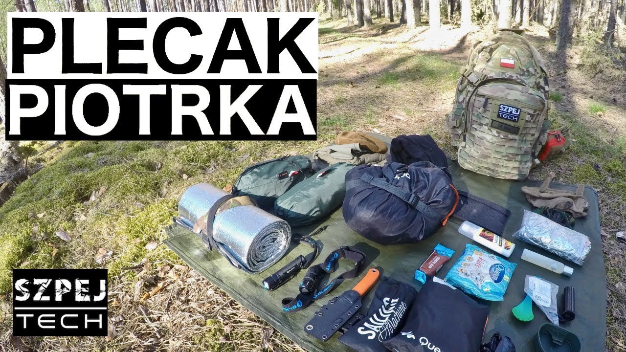Plecak Piotrka na wyprawę Bunkry 2018
