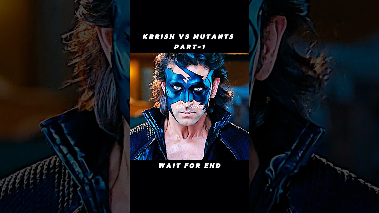 Krrish vs Mutants | Status | 4k Hd | Edit🔥#shorts #krrish #hritikroshan
