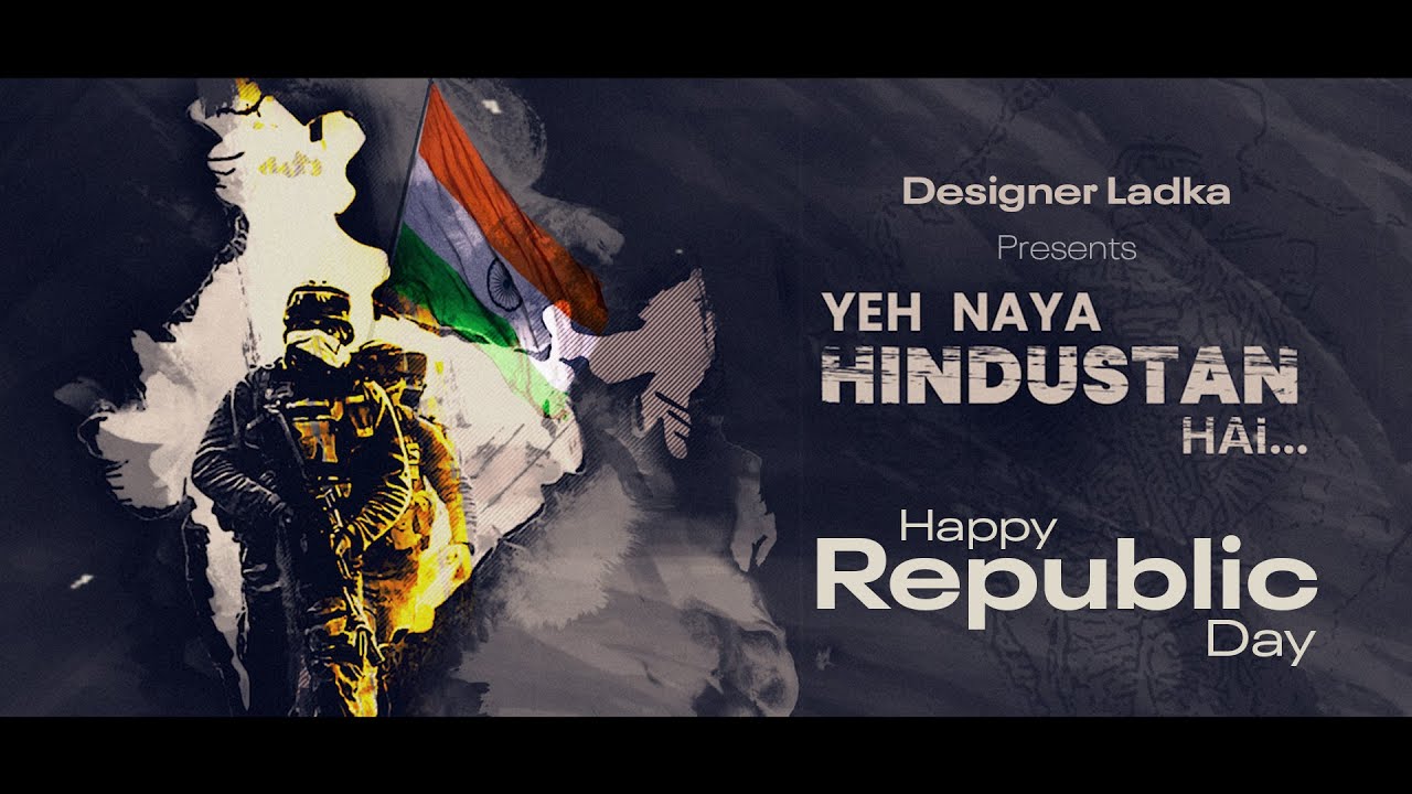 REPUBLIC DAY OF INDIA | TRAILER | MOTION GRAPHICS VIDEO | ANIMATION | AFTER EFFECTS | PATRIOTIC BGM