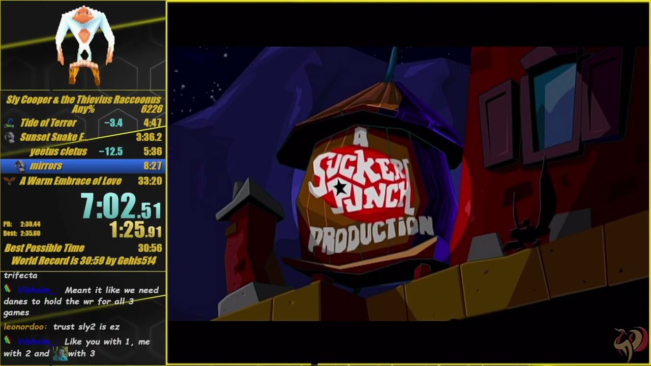 Sly 1 Any% Speedrun in 32:48 [Former PB]